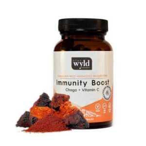 Buy Stay Wyld Organics – Chaga Immunity Boost Mushroom Capsules (Bottle of 60)
